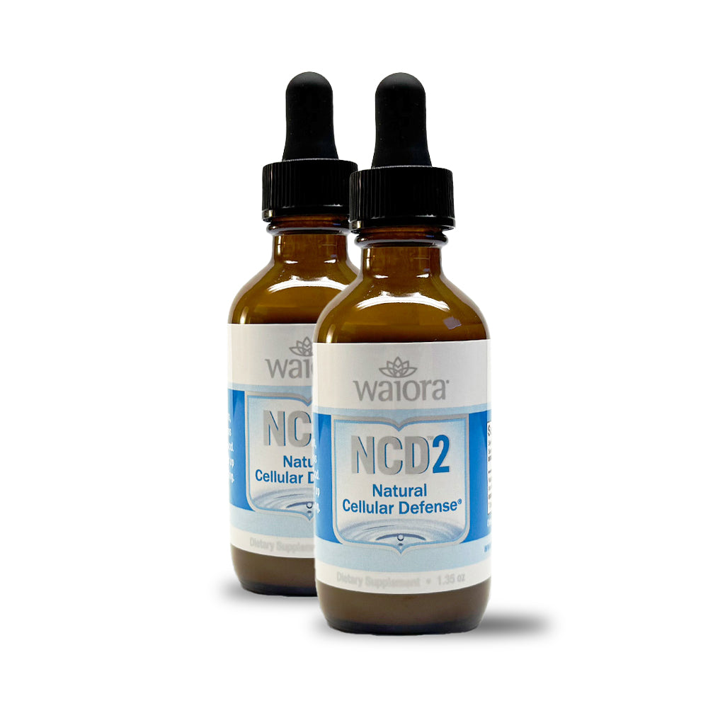 2x NCD2 1.35 oz Amber Glass bottle with dropper
